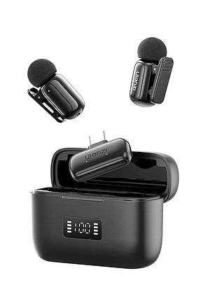 Беспроводная микрофонная система ulanzi a200 mini mic, dual-mic, (type-c) black