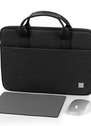 Комплект 3 в 1 (сумка, миша, килимок) wiwu 14" genius combo set black