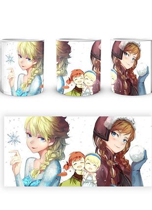 Кружка geekland frozen холодное сердце эльза анна fz.002.15