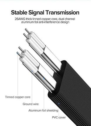 Кабель ugreen us217 angled sata 3 data cable 0.5m (black)(ugr-30797) 8