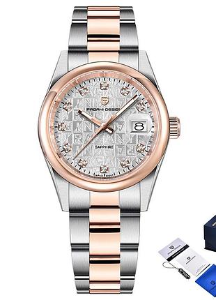 Pagani design pd-1794m silver-rose gold-white