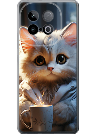 Чохол на vivo iqoo neo 10 5g білий кіт "5646u-3920-851"