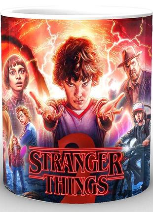 Кухоль geekland stranger things дуже дивні справи постер st.02.022