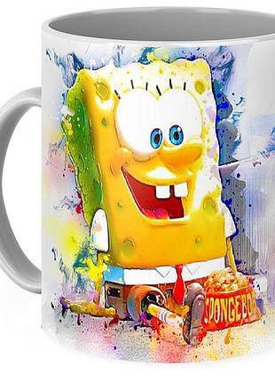 Кружка geekland spongebob squarepants губка боб квадратні штани акварель sb 02.16