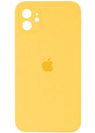 Чохол для смартфона silicone full case aa camera protect for apple iphone 12 56,sunny yellow
