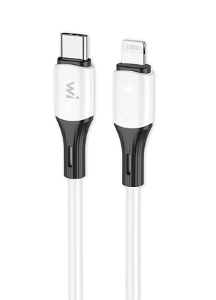 Кабель wibrand mamba ip pd silicone charging data cable 1m white