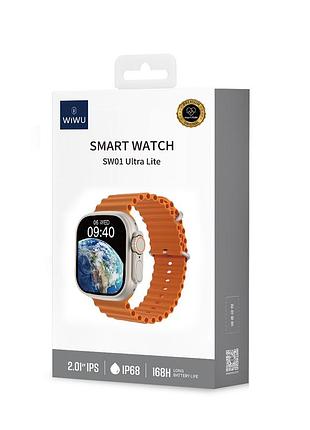 Смарт часы wiwu sw01 ultra lite silver 2