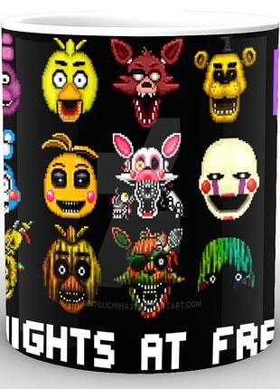 Кухоль five nights at freddys п'ять ночей з фредді постер fn.02.063