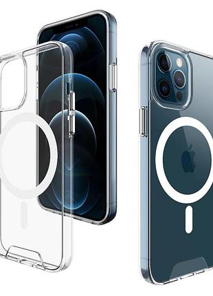Чохол для смартфона space magnetic for apple iphone 14 transparent 2