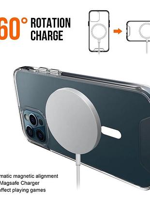 Чохол для смартфона space magnetic for apple iphone 14 transparent 4