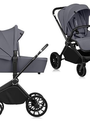 Универсальная коляска 2 в 1 lionelo mika plus 2in1 grey stone