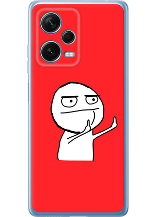 Чохол на xiaomi redmi note 12 pro+ 5g мем "4578u-3612-851"