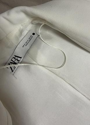 Білий піджак zara s 5