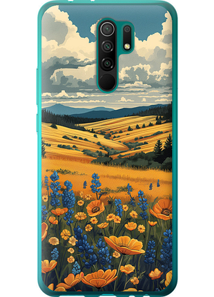Чехол на xiaomi redmi 9 украинское поле "6082u-2019-851"