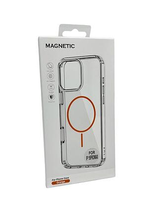 Чохол cosmic acrylic thin magnetic for apple iphone 12/12 pro orange 2