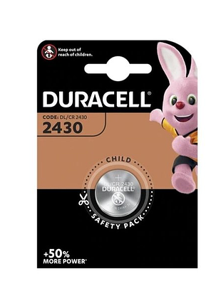 Батарейка duracell cr2430 3v літієва (1шт)