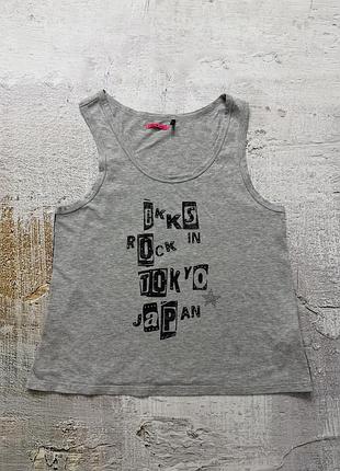 Ikks rock y2k вінтажна майка топ в принт