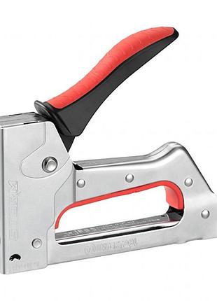 Степлер будівельний під скобу 11,3×0,7×4-10 мм, металевий корпус, storm intertool rt-0121