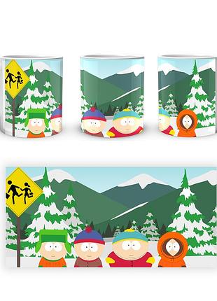 Кружка geekland south park южный парк эрик стэн кайл кенни sp 02.25