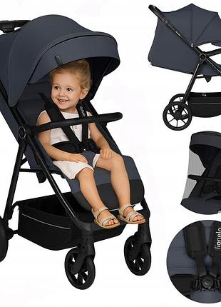 Прогулочная коляска lionelo iva grey graphite