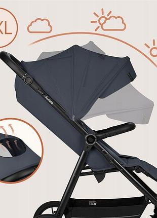 Прогулочная коляска lionelo iva grey graphite 2