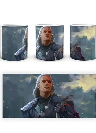Кружка geekland the witcher ведьмак геральт tw 002.030