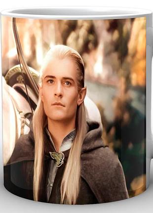 Кружка geek land біла the lord of the rings володар кілець ельф lr.02.018