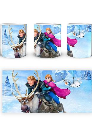 Кружка geekland frozen холодное сердце олаф кристофф анна fz.002.04