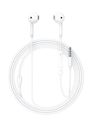 Навушники acefast l14 3.5mm semi-in-ear wired earphones with mic white