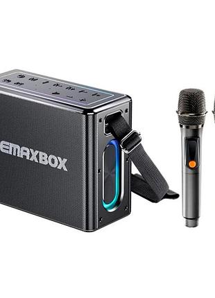 Портативна колонка remax rb-m51 chenyie series portable wireless speaker with lights, 120w, black