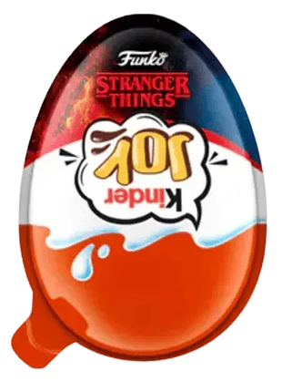 Шоколадне яйце kinder joy funko netflix stranger things 20 г