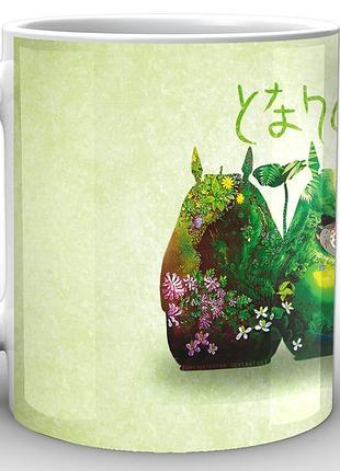 Кружка geek land белая мой сосед тоторо my neighbor totoro аниме nt.02.009