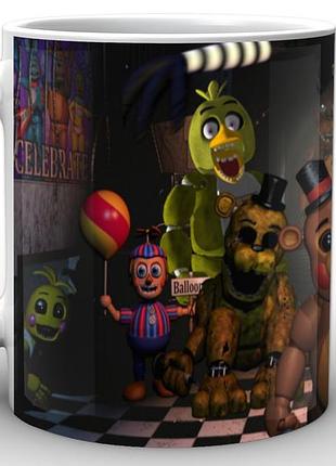 Кухоль five nights at freddys п'ять ночей з фредді постер fn.02.002.507