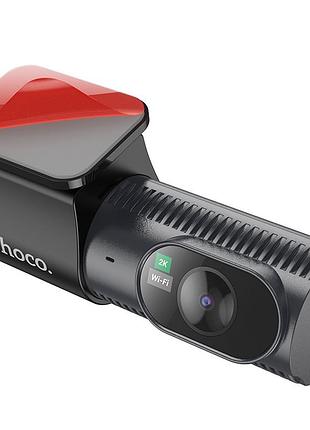 Видеорегистратор hoco dv8 2k display hidden driving recorder(with rear camera) black 4