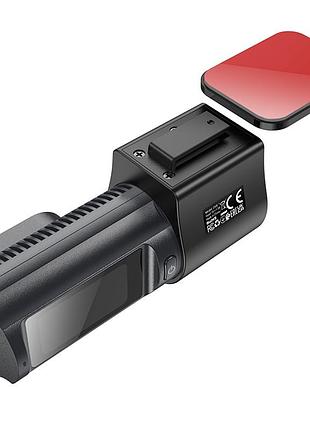 Видеорегистратор hoco dv8 2k display hidden driving recorder(with rear camera) black 6