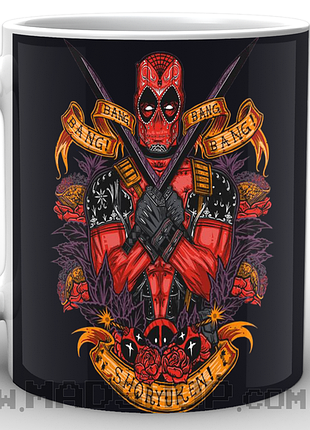 Кружка дедпул deadpool bang bang dp. 02.57