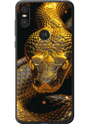 Чохол на motorola one golden snake "6072u-1589-851"
