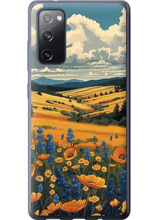Чехол на samsung galaxy s20 fe g780f украинское поле "6082u-2075-851"