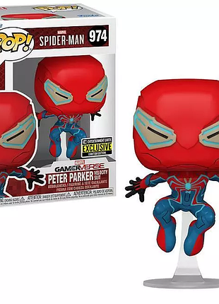 Фигурка funko pop марвел питер паркер человек-паук marvel peter parker spider-man 10 см exclusive fp m sm 974e