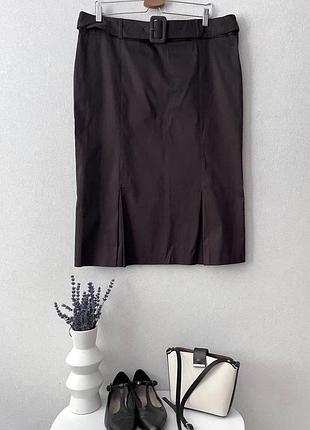 Котонова спідниця з поясом h&m