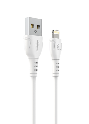 Кабель wibrand boa pvc charging data cable for ip 1m white