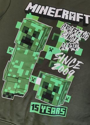 Кофта світшот maincraft на 8-9років 5