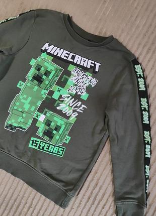Кофта світшот maincraft на 8-9років 6