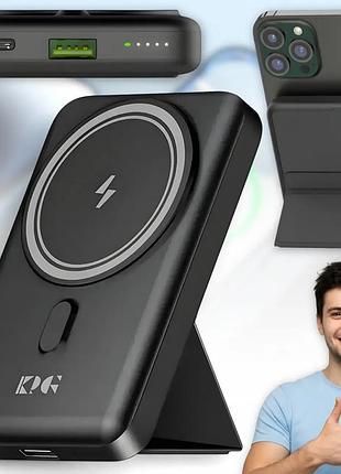 Повербанк 10000mah з бездротовою зарядкою magsafe wpg-101 22.5w