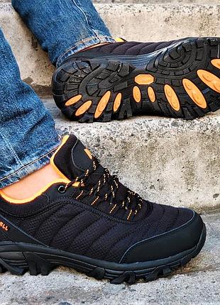 Кроссовки merrell термо gore-tex мужские чёрные с оранжевым меррелл (размеры: 41,42) видео обзор