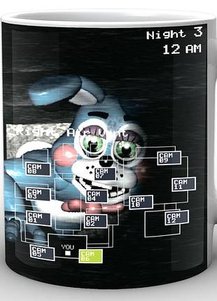 Кухоль five nights at freddys п'ять ночей з фредді постер fn.02.027