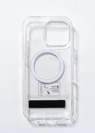 Чохол spigen aaa magnetic clear stand for apple iphone 16 pro transparent 5