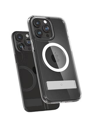 Чохол spigen aaa magnetic clear stand for apple iphone 16 pro transparent 6