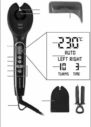 Стайлер silvercrest shc 240 a1 black 2