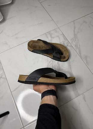 Шкіряні шльопанці birkenstock birki's / розмір 39